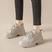 Korean Style Retro Sneakers Women Autumn Winter Thick Sole Height Increasing Casual Running Shoes For Students_vogvips.com