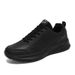 Large 46 47 Size Spring Autumn Leather Sports Men's Lightweight And Comfortable Running Casual Shoes_vogvips.com