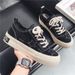A Generation Of Men's Shoes Retro Old-fashioned Star Thick-soled Sneakers Internet Celebrity Hot Style Men's Casual Canvas Shoes Men's_vogvips.com