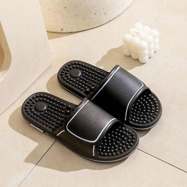 Massage Slippers For Men, Home, Foot Acupoints, Bathroom, Bath, Anti Slip Foot Therapy, Couple's Cool Slippers, Men's Summer, Women's_vogvips.com