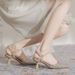 1359-A18 High Sandals For Women 2023 Summer New Thin Heel Pointed Toe Glitter Sparkling Wedding Bridesmaid Shoes Fairy_vogvips.com