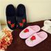 New Rose Embroidered Soft Sole Anti Slip Use, Quiet Cotton Slippers For Wooden Flooring In Home And Indoor Use_vogvips.com