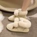 Snow 2023 New Style Furry Cute Slip-On Cotton With Fleece Lining Thickened Warm Short Boots Baita Women's Shoes_vogvips.com