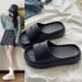 Thick Soled Slippers For Women For Summer Outdoor Wear Indoor Home Dormitory Non Slip Seaside Beach Eva Sandals_vogvips.com