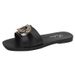 Korean Style Rhinestone Slippers Women's Spring Outdoor Indoor Soft Sole Non-Slip Wear-Resistant Beach Sandals_vogvips.com