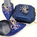 Women's pointe shoe bag Simple rhinestone embellishments with fine ankle chain buckle for daily work or dinner wear_vogvips.com