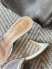 Women's White Crystal Mesh Pointed Toe Stiletto Heel Slides,White Suede Crystal Pointed Toe Stiletto Slides For Party Wedding_vogvips.com