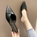 Pointed Toe Low Heel Mules For Women 2019 New Korean Fashion Fitting Room Style_vogvips.com