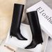 712 Niche Split Pants Fashion Pointed Toe Stiletto Heels Slimming Over-the-Knee High Long Riding Boots_vogvips.com