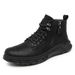 Martin Boots Men's Shoes High-top Tooling Boots Men's Mid-top Trendy Leather Boots Men's Thick Soles_vogvips.com