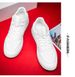 Board Shoes Men's Invisible Inner Height Increase Men's Shoes Cowhide Casual Shoes Student White Board Shoes_vogvips.com
