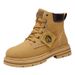 European Warm Series 2025 New Autumn High-top Martin Shoes Yellow Desert Work British Style Leather Outdoor Waterproof Men's Boots_vogvips.com
