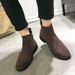 Autumn and winter new warm shoes frosted boots men's retro leather boots casual men's boots_vogvips.com