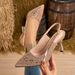 cross-border Foreign Trade Women's Shoes, High-end Pointed-toe High-heeled Sandals With Gold Diamond Detailing,_vogvips.com
