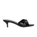 OMG! So Beautiful! Retro Black Studded Buckle High Heels For Women, Casual Versatile Thin Heel Slip-On Shoes_vogvips.com