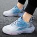 Spring/Summer Large Coconut With Mesh Breathable Casual Sports Shoes, Men's Thick Sole, Elevated Air Cushion, Dad's_vogvips.com