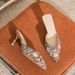 Qianluhui: Niche Design, Elaborate Embroidery Paired Ethnic Minority Clothing, Women's Shoes With Stiletto Heels And_vogvips.com