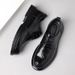 Unbeatable Quality Leather New 2025 Business Formal Lace Up Style Casual Versatile Groom's Wedding Men's Shoes_vogvips.com
