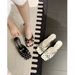 Weiwei Women's French Style High Heel Sandals Wedge 1 Bow Polka Dot Design Niche High End Shoes_vogvips.com