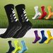Sport Socks Mid Tube Non Slip Dotted Football Socks Mesh Breathable Cushioning Training Basketball Sports Socks_vogvips.com