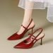 Niche French Style Leopard Print High Heels Closed Sandals Fairy 2025 New Spring Summer Elegant Pointed Toe Single Shoes_vogvips.com