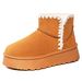 Snow Winter Cold-Proof Warm Women's High-Top Non-Slip Cotton Shoes Thick Sole Thickened Long Boots_vogvips.com