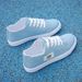 Women's White Canvas Sneakers Korean Style Breathable Flat Spring Summer 2024 Trendy Versatile Student Shoes_vogvips.com