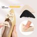 Half-Size Shoe Reducer Pads – Ultra-Soft SBR Rubber Toe Inserts For High Heels & Sneakers (Black/Wave, Non-Slip & Pain Relief)_vogvips.com
