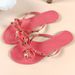Jelly Diamond PVC Sandals - Transparent Flat Shoes For Women_vogvips.com