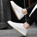 Men's Shoes White Shoes Soft-soled Sports Shoes Casual Board Shoes Men_vogvips.com