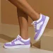 2024 White Red Sports Skate Shoes Large Size 42 Low Top Casual Sneakers Ladies Flat Comfortable Leather Skates_vogvips.com