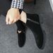 European Warm Series Zipper Martin For Men, Mid-Cut Suede Sheepskin British Style Boots, Short Boots With Thick Sole And High Top_vogvips.com