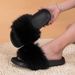 2025 Korean New Summer Cool For Women, Comfortable And Fashionable, One Line Dragging, Non Slip, Outer Wearing, Hairy_vogvips.com