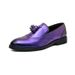 Men's Casual Flat Tassel Leather Large Size 48 Nightclub Hairstylist 47 Driving Shoes_vogvips.com