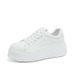 85058 Small Size Thick Sole Height Increase 6cm White For Women 2026 Spring New Genuine Leather Versatile Casual_vogvips.com