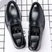 Men's Pointed-Toe Slip-On Dress Shoes – British-Inspired Casual & Business Loafers With Hidden Wedge Heel (Sizes 37-45, 2 Colors)_vogvips.com