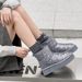 Women's Snow With Fleece Lining, Thickened Winter Warm Plush, Sequins, Handmade Embroidery, Internet Celebrity Style,_vogvips.com