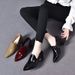 wangjia Wangjia Chunky Heel Pointed Toe Deep Mouth Single For Women New Patent Versatile Genuine Spring And Autumn_vogvips.com