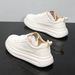Men's Summer White Platform Sneakers Versatile Lightweight Breathable Soft Soled Casual Trendy X10_vogvips.com
