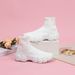 Cross-Border Couple Style Knitted Stretch Slip-On Sock Lightweight Thick-Soled Casual Shoes Fashion Versatile Short_vogvips.com