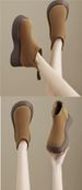 Versatile Snow Boots For Women 2025 Winter New Thick-soled Cotton Shoes With Fleece Burken Ankle Boots_vogvips.com