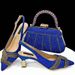 Shoe Bag Set Combination Fish Mouth Sandals Wedding Shoes + Hand Grab Bag Silk Leather Mosaic_vogvips.com
