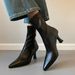 ~Korean Style Pointed Toe Stiletto High Heel Stretch Elegant Versatile Slim Autumn Winter Fleece-Lined Women's Boots_vogvips.com