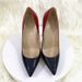Women's Gradient Color High Heels Size 33-46 12CM Pointed Stiletto Shallow Mouth Single Shoes Celebrity Style_vogvips.com