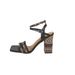 Women's New Retro Style Square Head Thick Heel Sandals Women's Sexy Fashion Fashion Black High Heels_vogvips.com