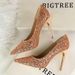 MTX 9219-1 Style Women's Shallow Mouth Pointed Toe Sparkling Sequins Sexy Slim Nightclub High Heels Single Shoes_vogvips.com