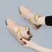 Soft Leather Dad Shoes For Women 2023 Spring And Autumn High-Top Thick-Soled Running Sneakers Winter Fleece-Lined Soft Sole Cortez Shoes Comfortable_vogvips.com