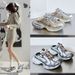 2025 New Nine Generation Summer Half-Slip Dad Shoes 3XL Dirty Shoes Women Vintage Retro Shoes Sports Closed-Toe Slippers_vogvips.com