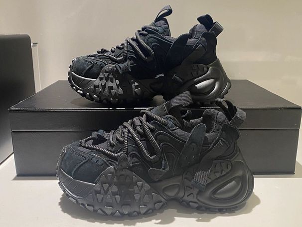 Thick Soled Tire Dad Shoes Men's Shoes New Fashion Trend Sports Shoes Genuine Leather Casual Shoes_vogvips.com