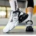 Men's Casual Sneakers With Thick Sole For Basketball, Running, And Daily Wear - Lightweight Breathable High-Top Shoes For Sports And Street Fashion_vogvips.com